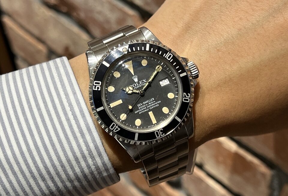 無骨な1stモデル『SEA-DWELLER Ref.1665』